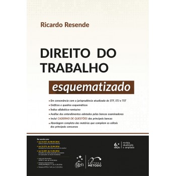 Direito Do Trabalho Esquematizado