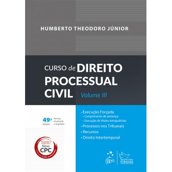 Curso De Direito Processual Civil - Vol. Iii