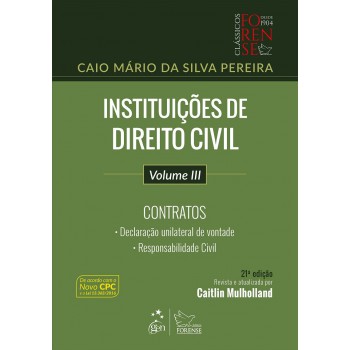 Instituições De Direito Civil - Vol. Iii - Contratos