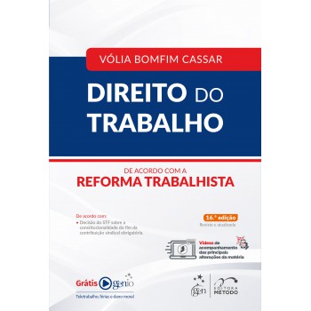 Direito Do Trabalho - De Acordo Com A Reforma Trabalhista