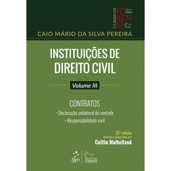 Instituições De Direito Civil - Vol. Iii - Contratos