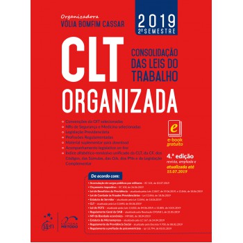 Clt Organizada - Consolidação Das Leis Do Trabalho