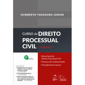 Curso De Direito Processual Civil - Vol. 1