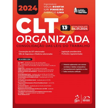 Clt Organizada-consolidação Das Leis De Trabalho