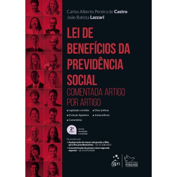 Lei De Beneícios Da Previdência Social - 2ª Edição 2025