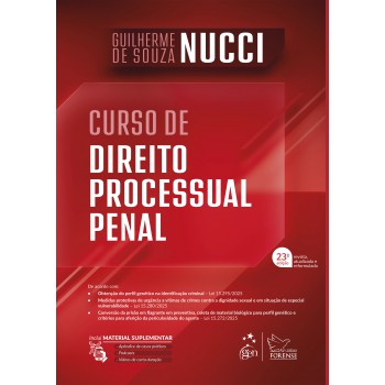 Curso De Direito Processual Penal - 23ª Edição 2026