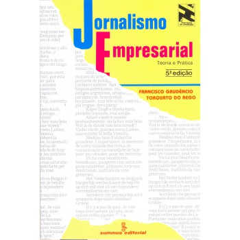 Jornalismo Empresarial: Teoria E Prática