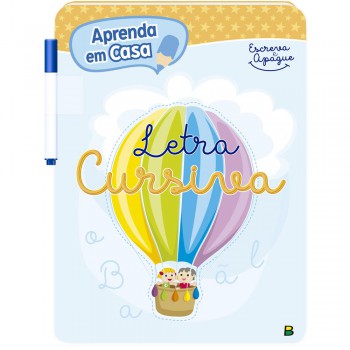Aprenda Em Casa Escreva E Apague: Letra Cursiva