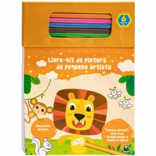 Livro De Pintura Do Pequeno Artista: Laranja