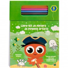 Livro De Pintura Do Pequeno Artista: Verde