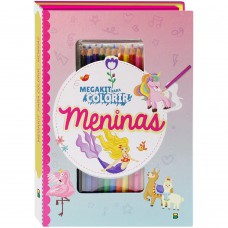Megakit Para Colorir: Meninas