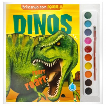 Brincando Com Aquarela: Dinos