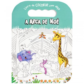 Livro De Colorir Com Alça: Arca De Noé