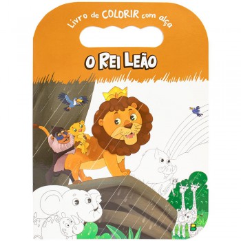 Livro De Colorir Com Alça: Rei Leão, O