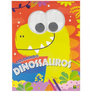 Olhinhos Malucos! Colorindo Dinossauros Olhinhos Malucos! Colorindo Dinossauros
