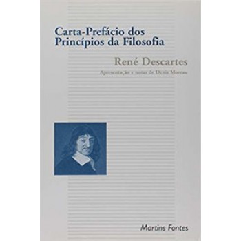 Carta-prefácio Dos Princípios Da Filosofia