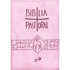 Bíblia Pastoral - Bolso - Zíper: Rosa