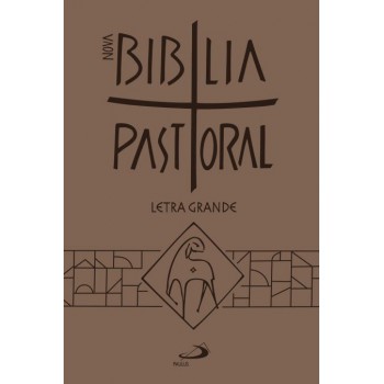 Bíblia Pastoral - Zíper - Marrom: Letra Grande