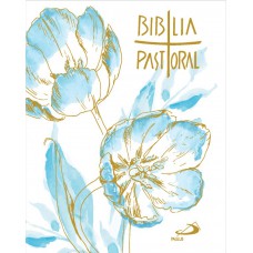 Bíblia Pastoral - Bolso - Loral Azul