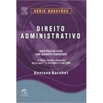 DIREITO ADMINISTRATIVO - CESPE - ED8