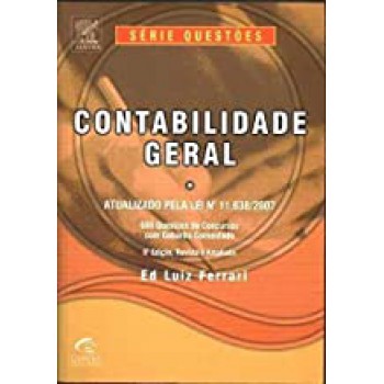 CONTABILIDADE GERAL - 600 QUESTOES DE CONCURSO COM GABARITO