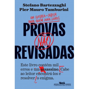 Provas Não Revisadas - Um Quebra-cabeça Para Quem Ama Livros