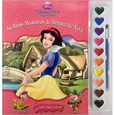 DISNEY AQUARELA - BRANCA DE NEVE E OS SETE ANÕES (AS BOAS MANEIRAS DE BRANCA DE NEVE)