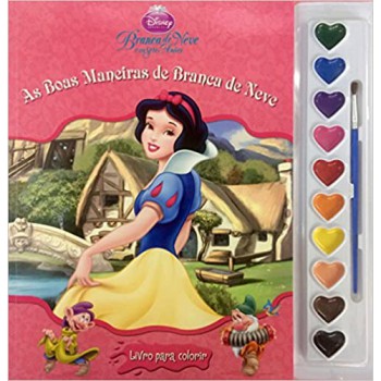 DISNEY AQUARELA - BRANCA DE NEVE E OS SETE ANÕES (AS BOAS MANEIRAS DE BRANCA DE NEVE)