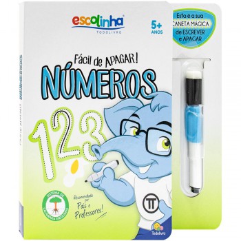 ácil De Apagar: Números (escolinha Todolivro)