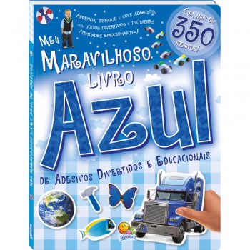 Meu Maravilhoso Livro Azul De Adesivos