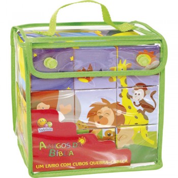 Um Livro Com Cubos Quebra-cabeça: Amigos Da Bíblia