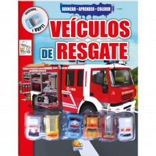 Brincar-aprender-colorir I: Veículos De Resgate