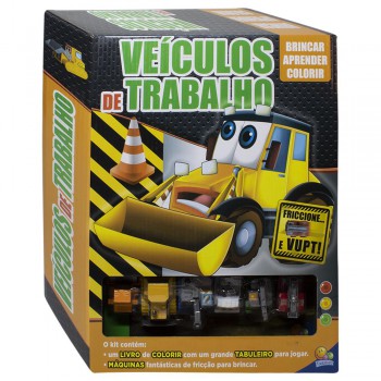 Brincar-aprender-colorir Ii: Veículos De Trabalho