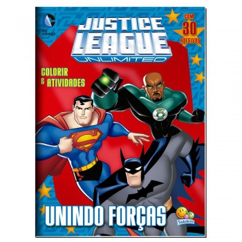 Colorir E Atividades Com Adesivos :justice