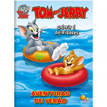 Colorir E Ativi. - Tom And Jerry: Av.de Verão