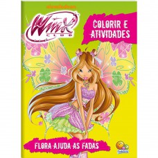 Colorir E Atividades-winx:flora Ajuda As...