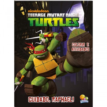 Colorir E Atividades-ninja:cuidado Raphael!