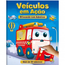 Brincando Com Adesivos: Veículos Em Ação