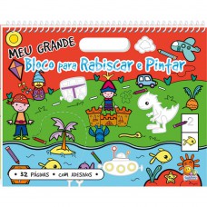 Meu Grande Bloco De Rabiscar E Pintar: Vermelho