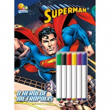 Colorir E Atividades C/canetinha: Superman
