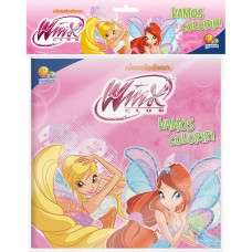 Vamos Colorir! Kit Livro+lápis De Cor: Winx