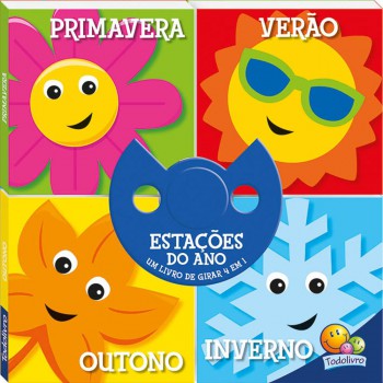 Um Livro De Girar 4 Em 1: Estações Do Ano