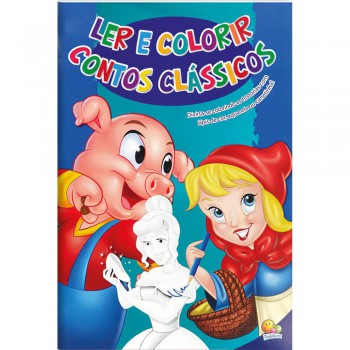 Livro Gigante De Ativ.: Ler E Colorir...