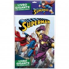 Livro Gigante C/quebra Cabeça: Superman