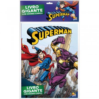 Livro Gigante C/quebra Cabeça: Superman