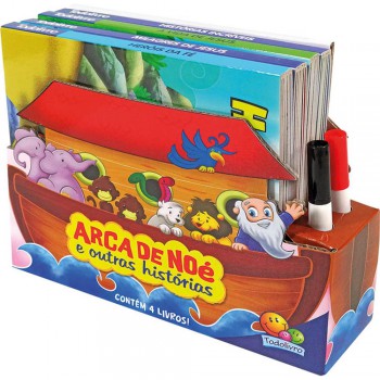 Livros-veículos:arca De Noé E...kit C/04