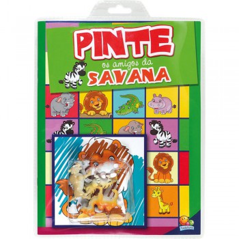 Vamos Pintar! Pinte Os Amigos Da Savana