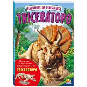 Desenterre Um Dinossauro: Tricerátopo