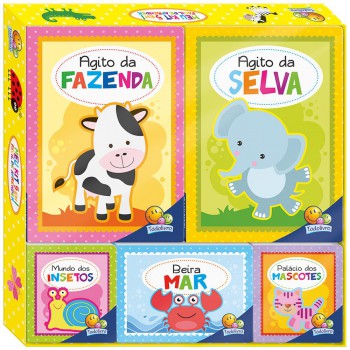 Meu Kit 5 Em 1 - ácil De Aprender: Animais