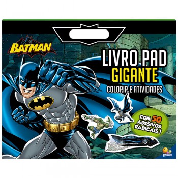 Livro Pad Gigante-colorir E Atividades:batman